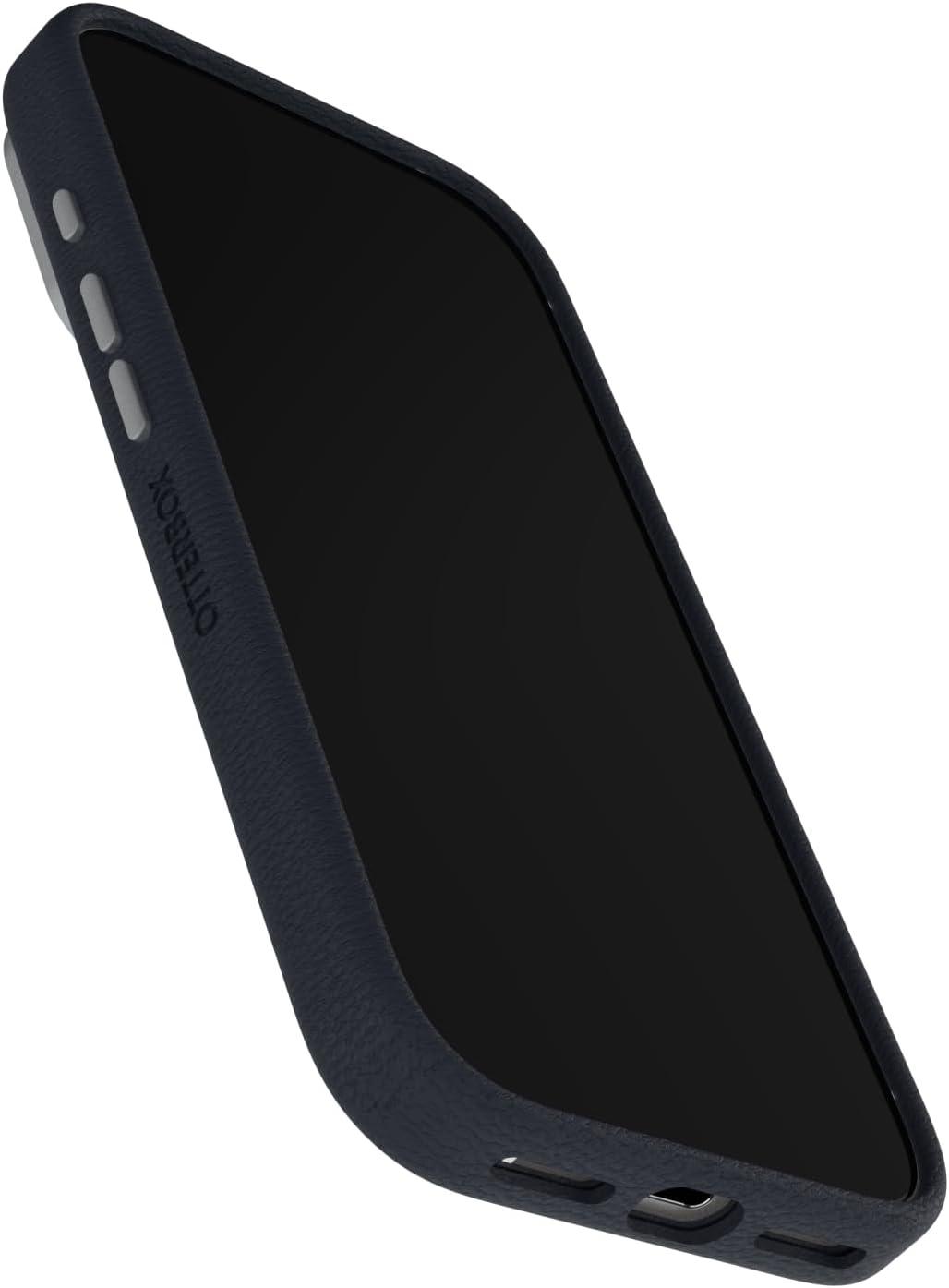 imageOtterBox iPhone 17 Pro Max Symmetry Series Cactus Leather Case Blue Sentiment Slim Premium Protective iPhone CaseEnchanted Garden Blue