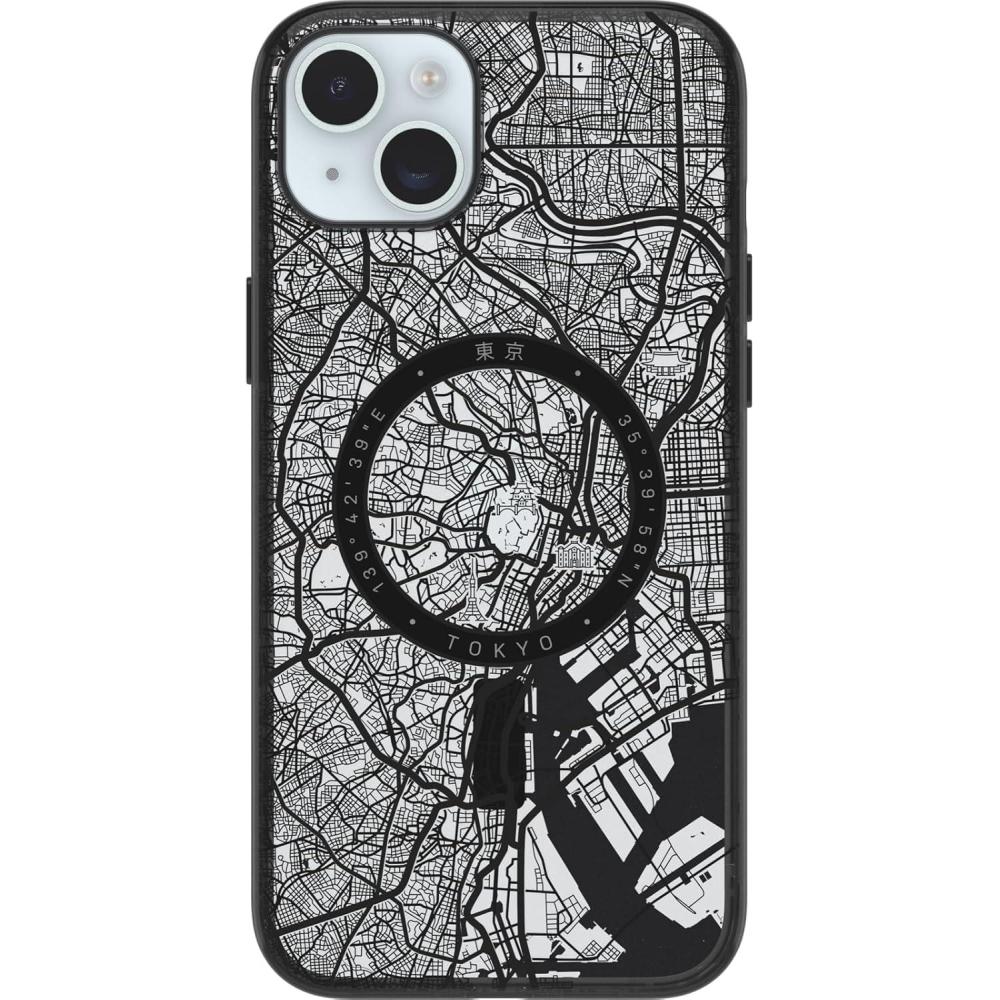 imageOtterBox Clear case with Colorful Grip Edge case for iPhone 15 Plus  Tokyo BlackTokyo