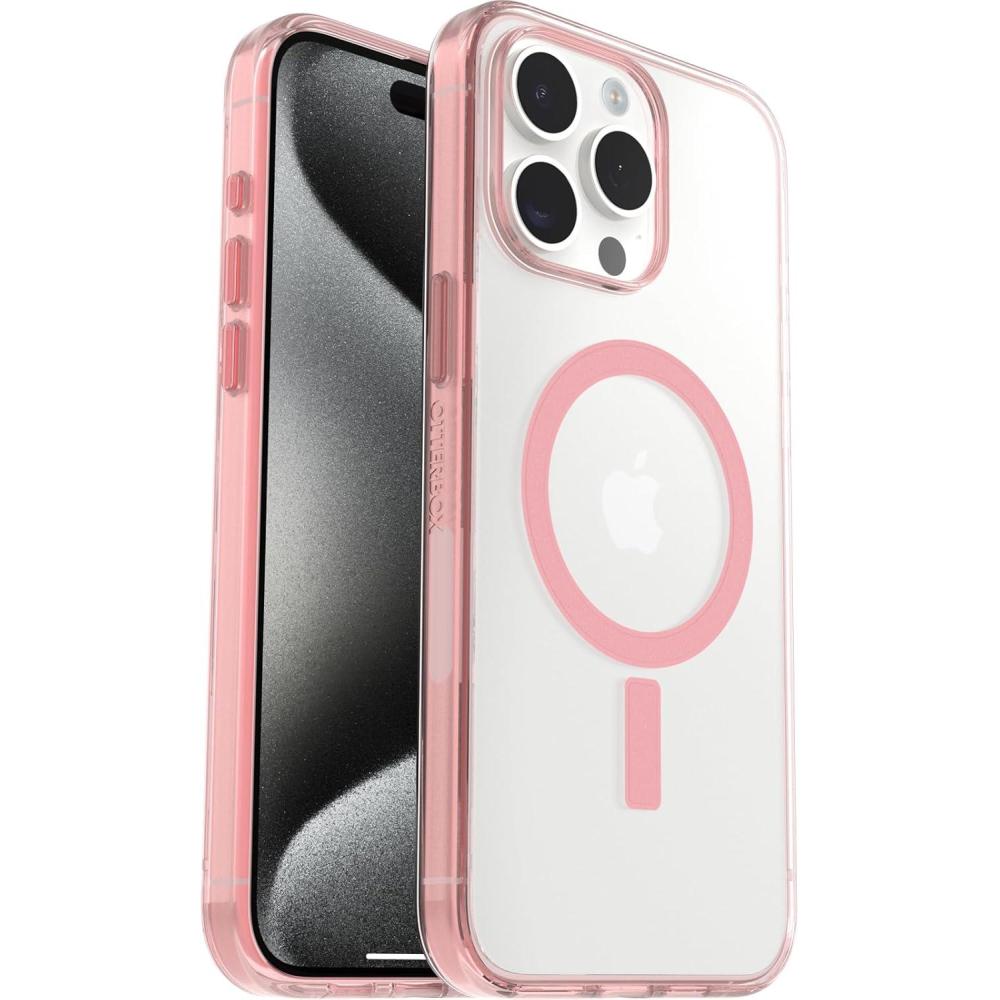 imageOtterBox Clear case with Colorful Grip Edge case for iPhone 15 Pro Max  New York BlackAnemone