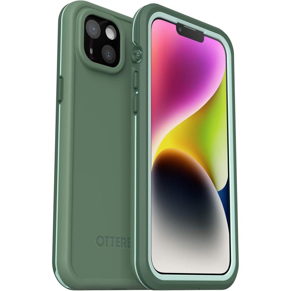 imageOtterBox FR Series Waterproof Case with MagSafe Designed by LifeProof for iPhone 14  BlackGreen
