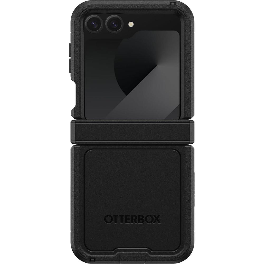 imageOtterBox Galaxy Z Flip6 Defender Series XT Case Black screenless screenless Rugged Hinge Protection Lanyard Attachment PowerShare and Wireless Charging CompatibleBlack