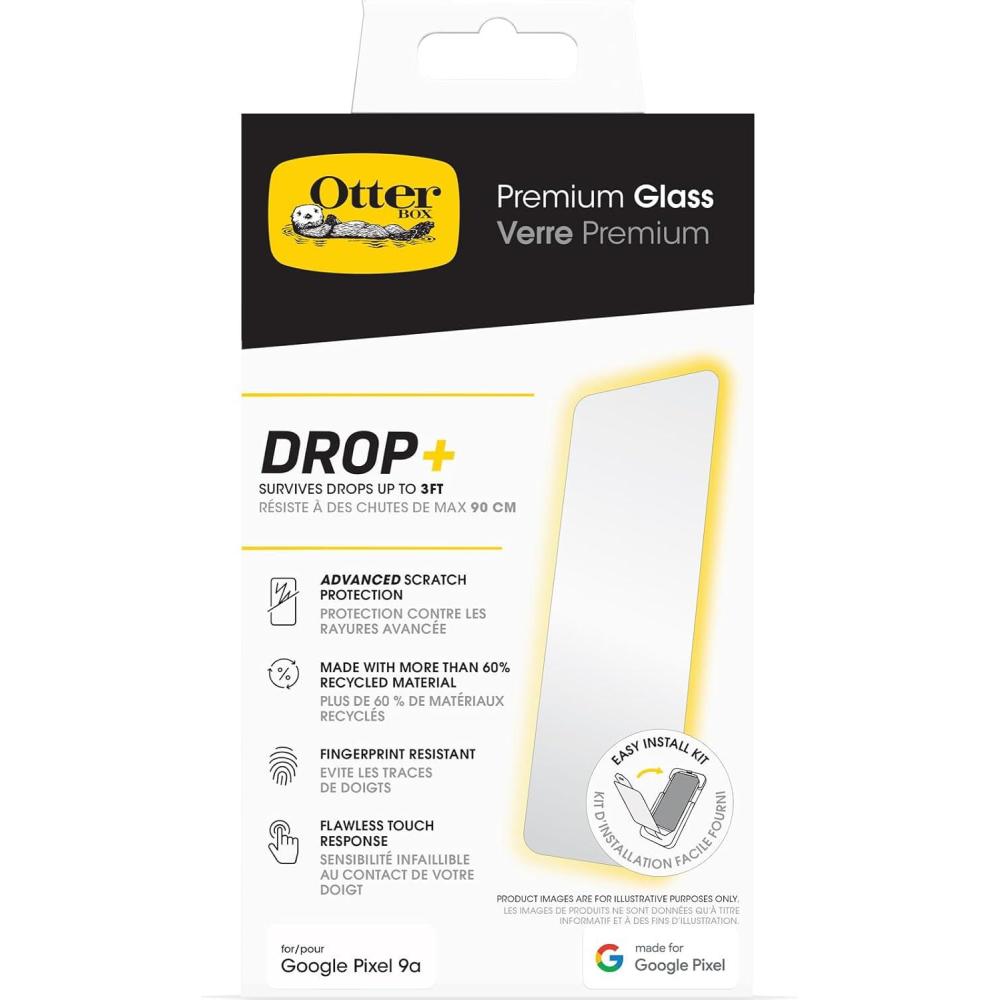 imageOtterBox Google Pixel 9 Pro XL Premium Glass Scratch Protection Flawless Touch Response Easy InstallationPixel 9a