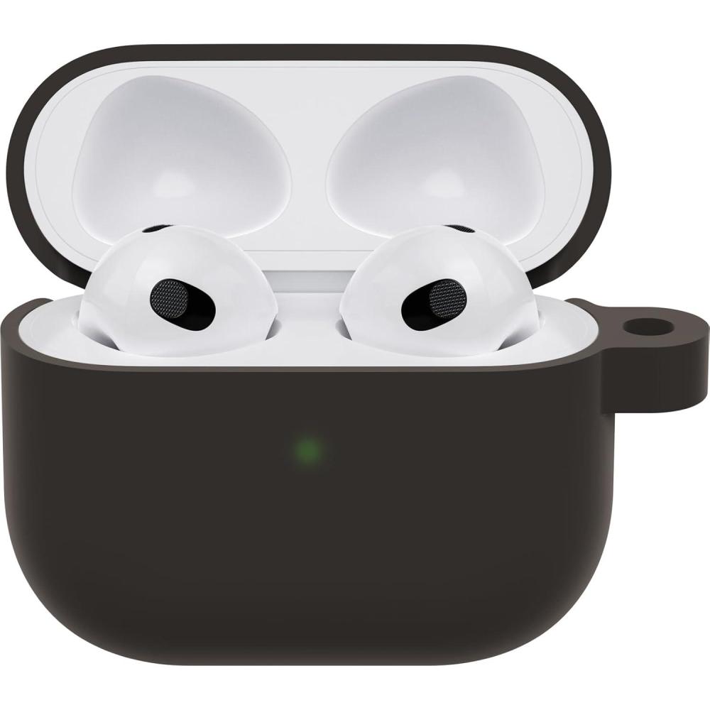 imageOtterBox Soft Touch Case for Apple AirPods 3rd Gen Black Taffy BlackBlack Crystal