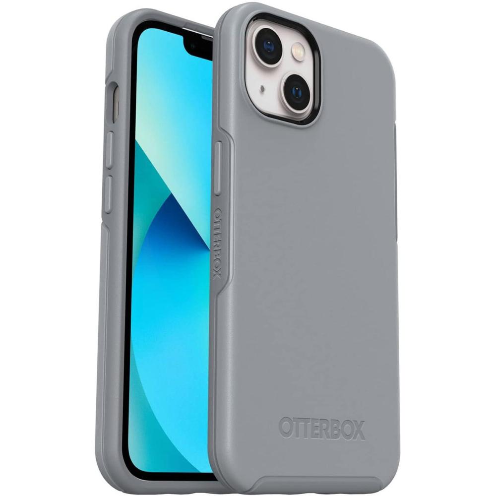 imageOtterBox iPhone 13 ONLY Symmetry Series Case  Black UltraSleek Wireless Charging Compatible Raised Edges Protect Camera ampamp ScreenGrey