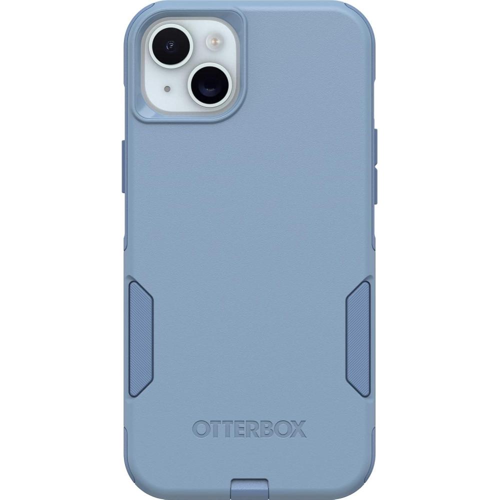 imageOtterBox iPhone 15 Plus and iPhone 14 Plus Commuter Series Case  Crisp Denim Blue Slim ampamp Tough PocketFriendly with Port Protection