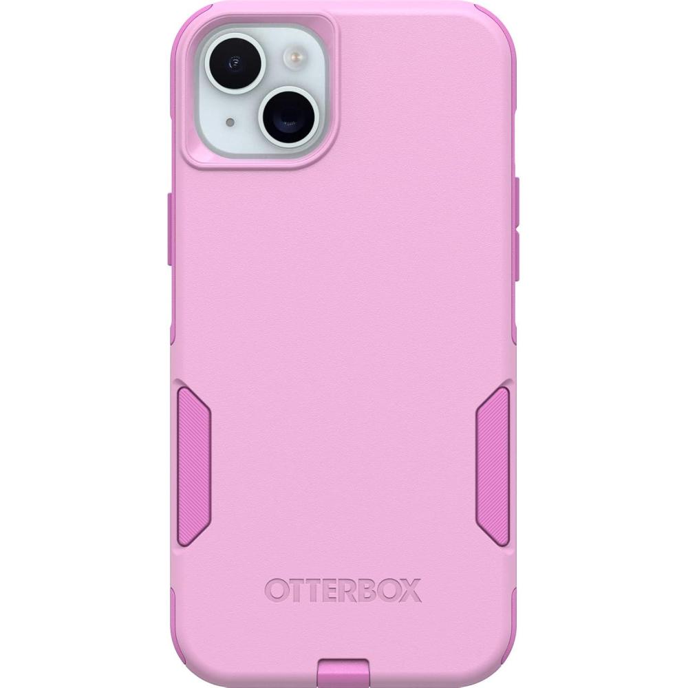 imageOtterBox iPhone 15 Plus and iPhone 14 Plus Commuter Series Case  Run Wildflower Pink Slim ampamp Tough PocketFriendly with Port Protection