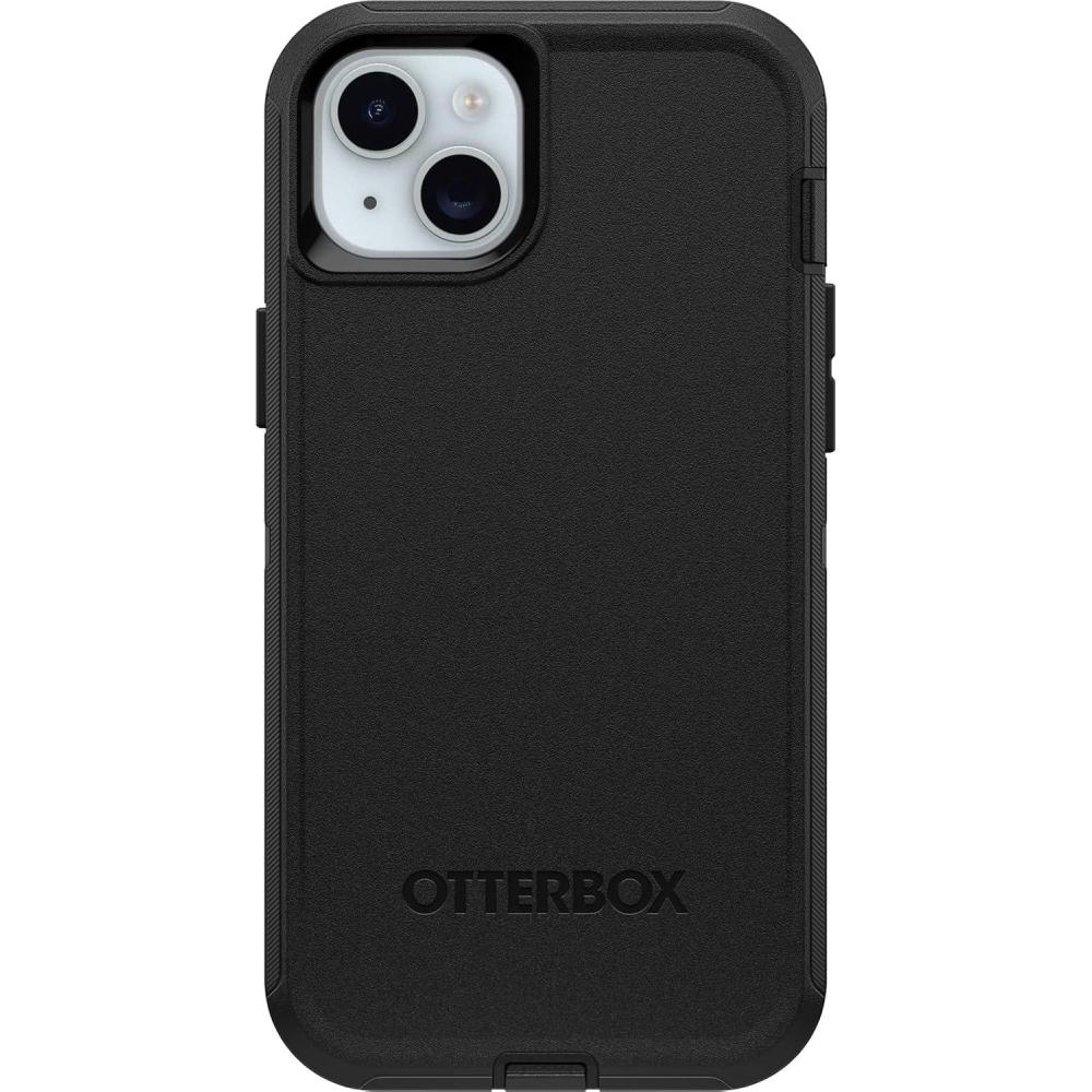 imageOtterBox iPhone 15 Plus and iPhone 14 Plus Defender Series Case  Black screenless Rugged ampamp Durable with Port Protection Includes Holster Clip KickstandBlack