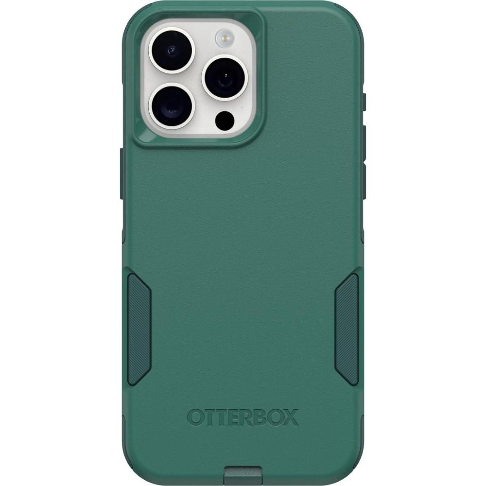 imageOtterBox iPhone 15 Pro MAX Only Commuter Series Case Crisp Denim Blue Slim ampamp Tough PocketFriendly with Port ProtectionGreen