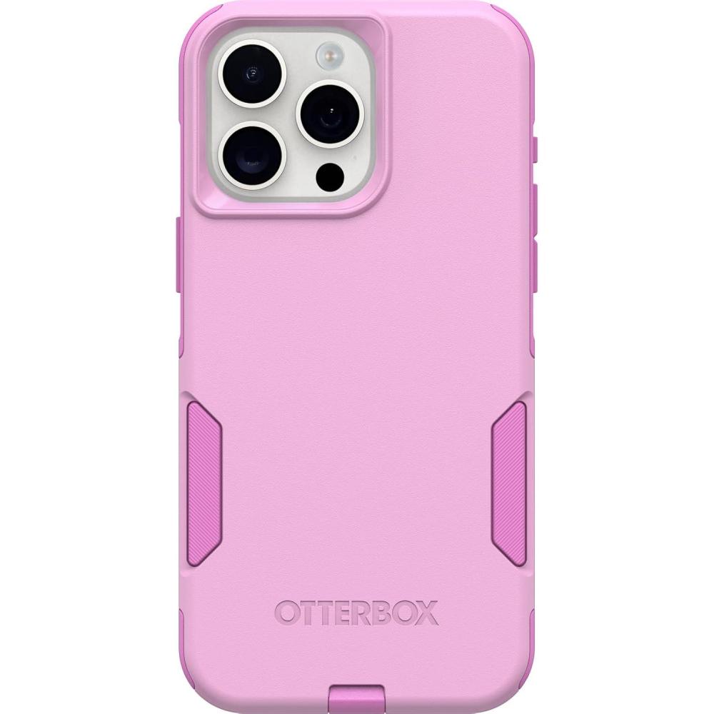 imageOtterBox iPhone 15 Pro MAX Only Commuter Series Case Crisp Denim Blue Slim ampamp Tough PocketFriendly with Port ProtectionPink