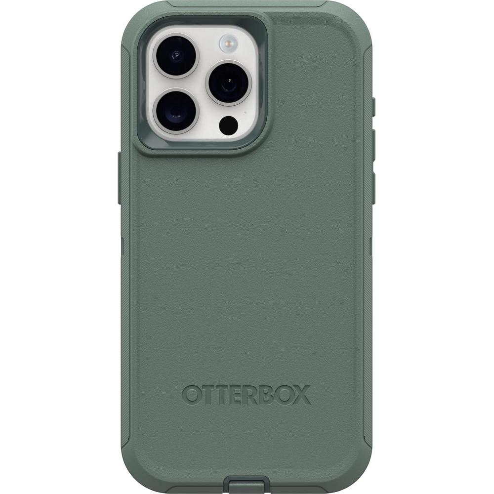 imageOtterBox iPhone 15 Pro MAX Only Defender Series Case Realtree Edge Blaze OrangeBlackRT Edge Rugged ampamp Durable with Port Protection Includes Holster Clip KickstandGreen