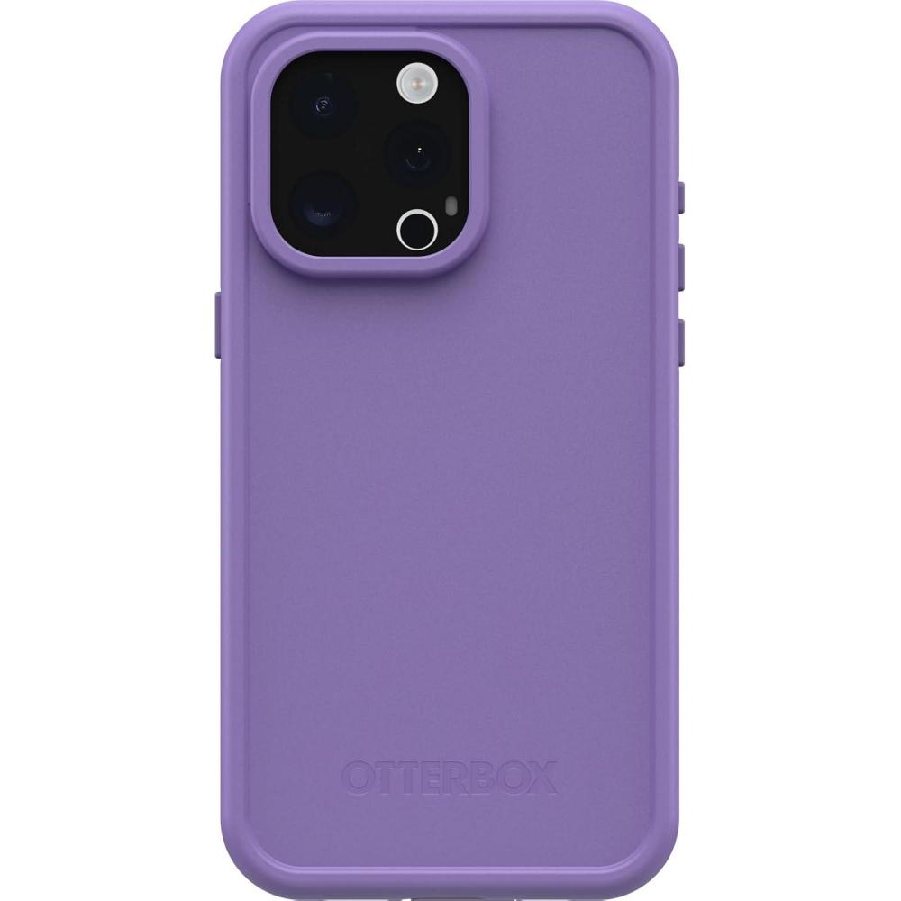 imageOtterBox iPhone 15 Pro MAX Only FR Series Waterproof Case with MagSafe Designed by LifeProof Black Waterproof 60 Recycled Plastic Sleek and StylishPurple