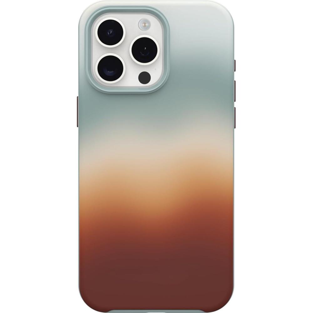 imageOtterBox iPhone 15 Pro MAX Only Symmetry Series Case Arizona Sunrise Blue Snaps to MagSafe UltraSleek Raised Edges Protect Camera ampamp Screen
