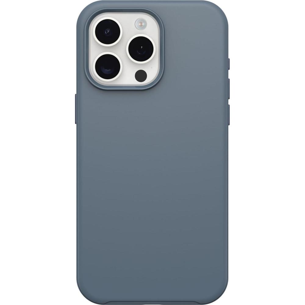 imageOtterBox iPhone 15 Pro MAX Only Symmetry Series Case  BLUETIFUL Blue Snaps to MagSafe UltraSleek Raised Edges Protect Camera ampamp Screen