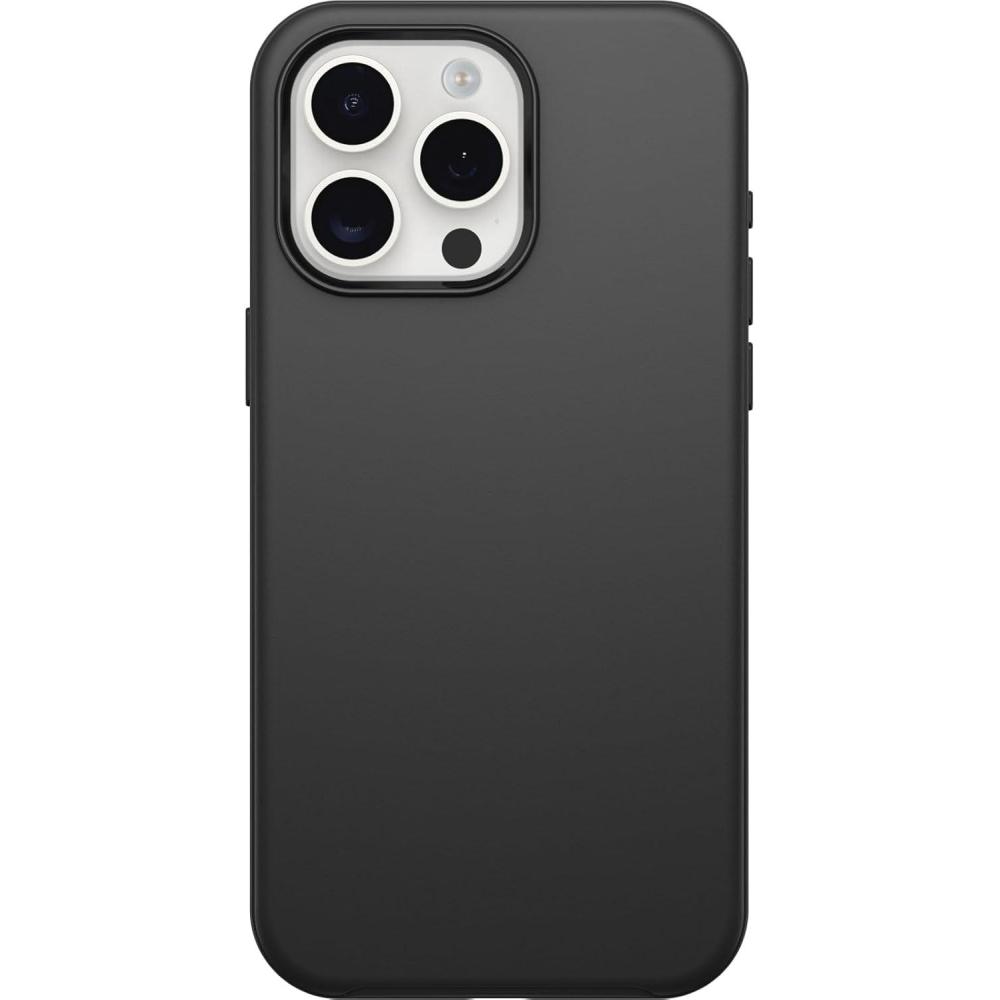 imageOtterBox iPhone 15 Pro MAX Only Symmetry Series Case  Black UltraSleek Wireless Charging Compatible Raised Edges Protect Camera ampamp ScreenBlack