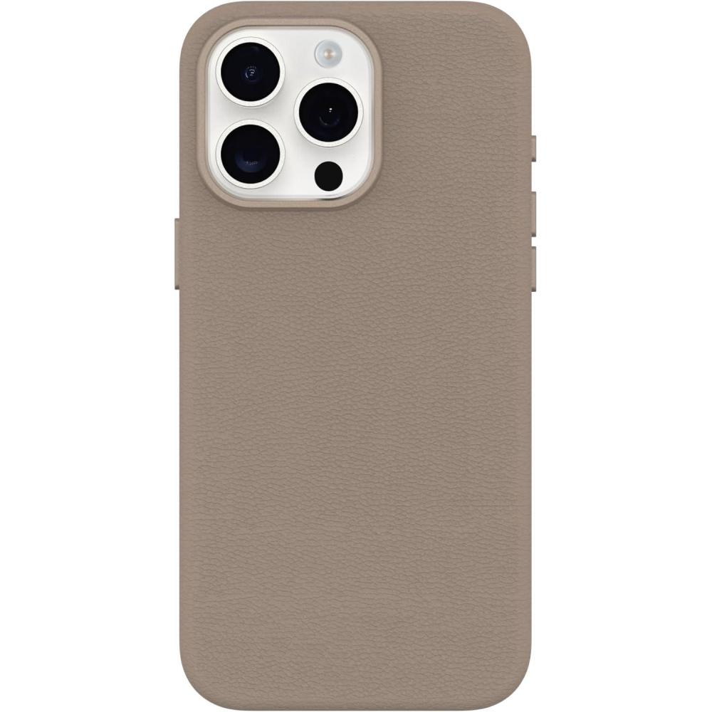 imageOtterBox iPhone 15 Pro Max Symmetry Series Cactus Leather for MagSafe  Cottonwood Glen Brown