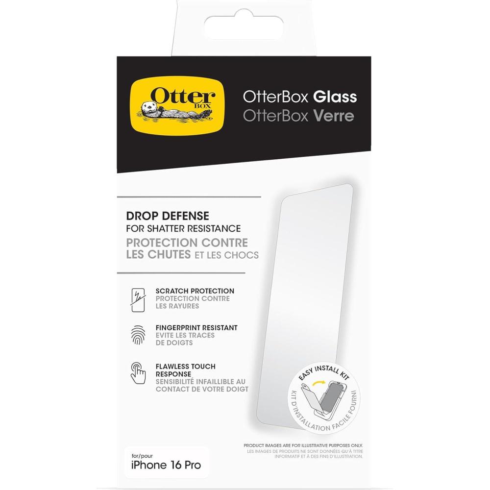 imageOtterBox iPhone 16 Pro Glass Screen Protector