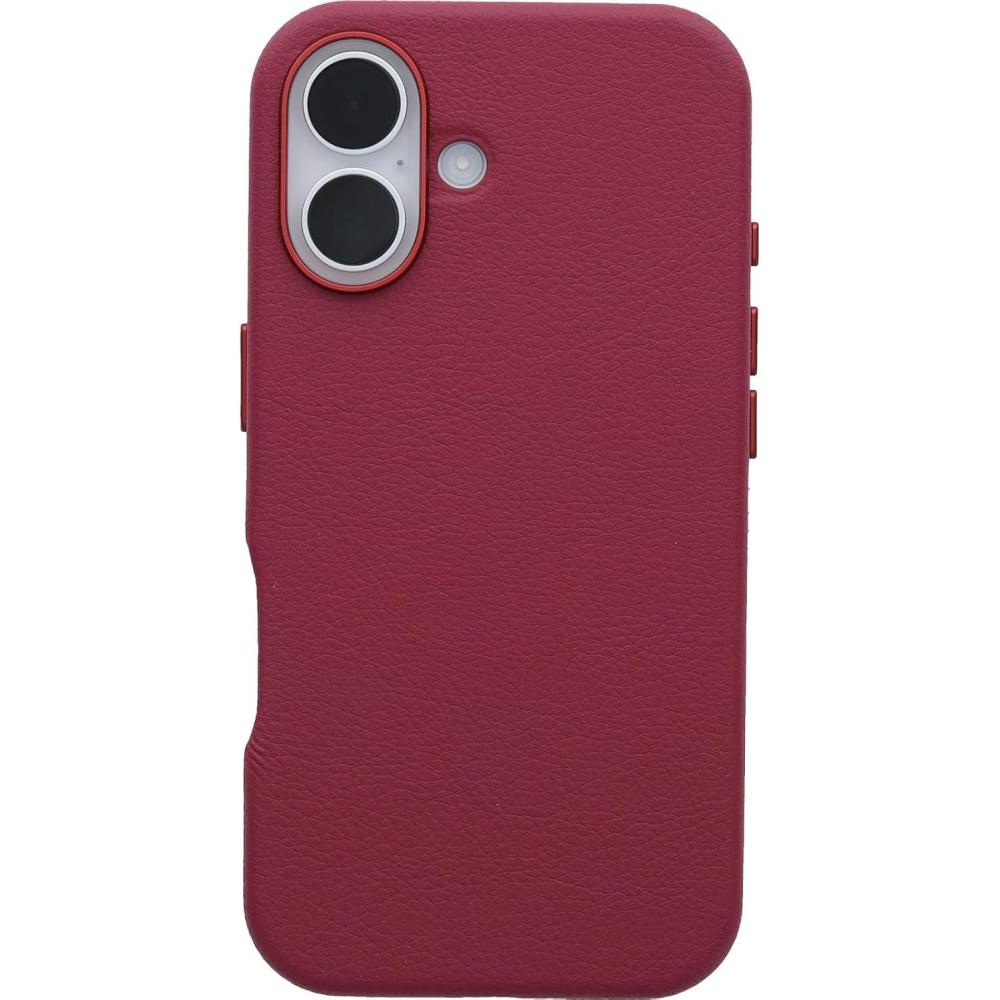 imageOtterBox iPhone 16 Pro Symmetry Series Cactus Leather for MagSafe  Sagebrush GreenFoxberry Pink