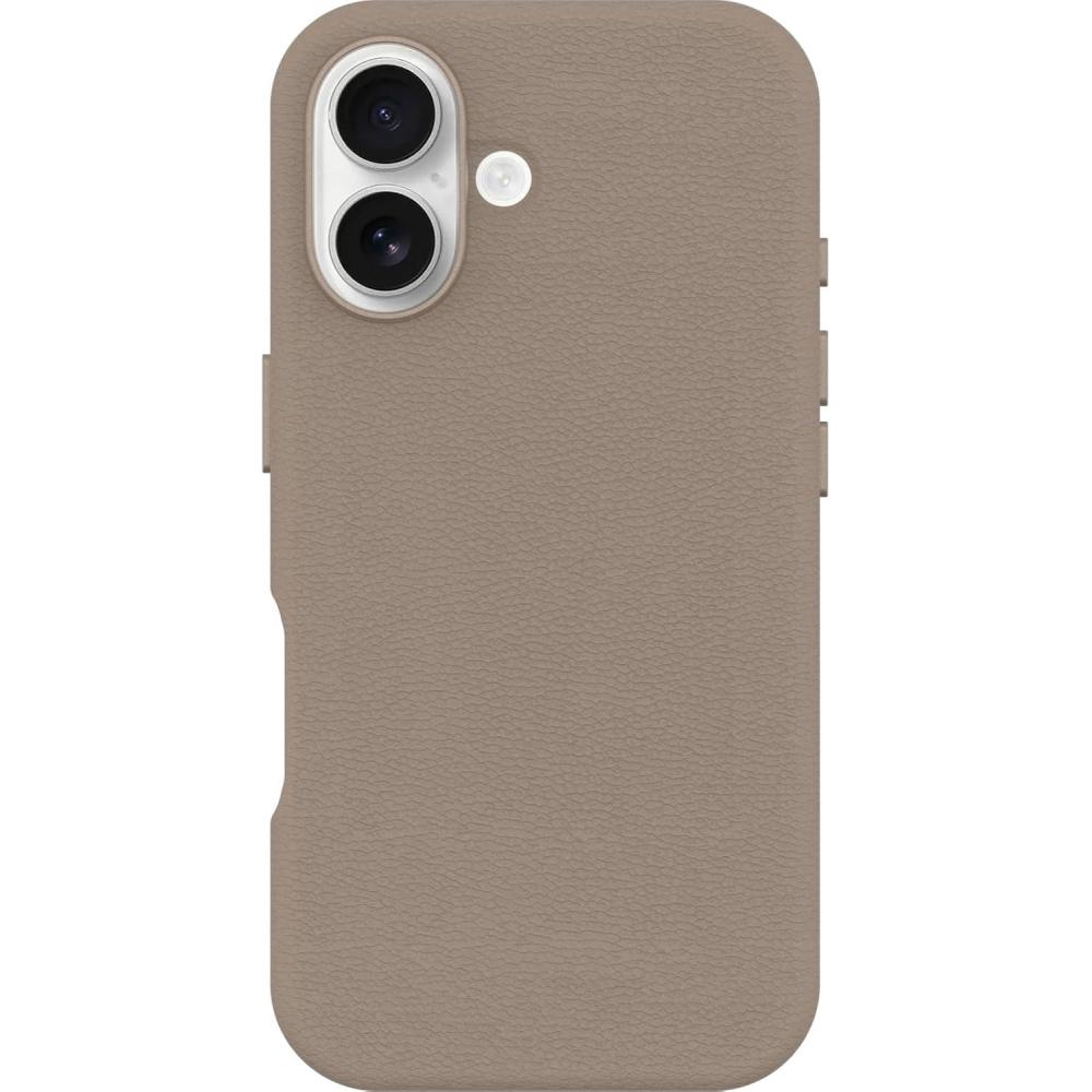 imageOtterBox iPhone 16 Pro Symmetry Series Cactus Leather for MagSafe Sagebrush GreenNew Grey Comfort