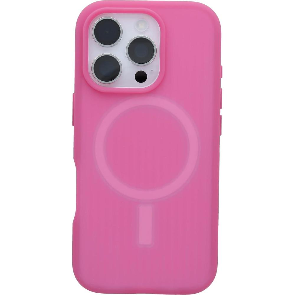 imageOtterBox iPhone 16 Pro Symmetry Series Soft Touch for MagSafe  Foxberry Pink