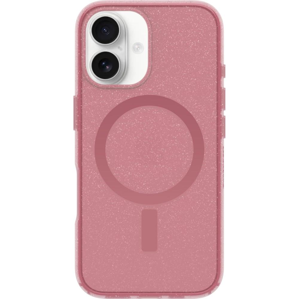 imageOtterBox iPhone 16 Symmetry Series Clear Case Baby Blue JeansFoxberry Pink