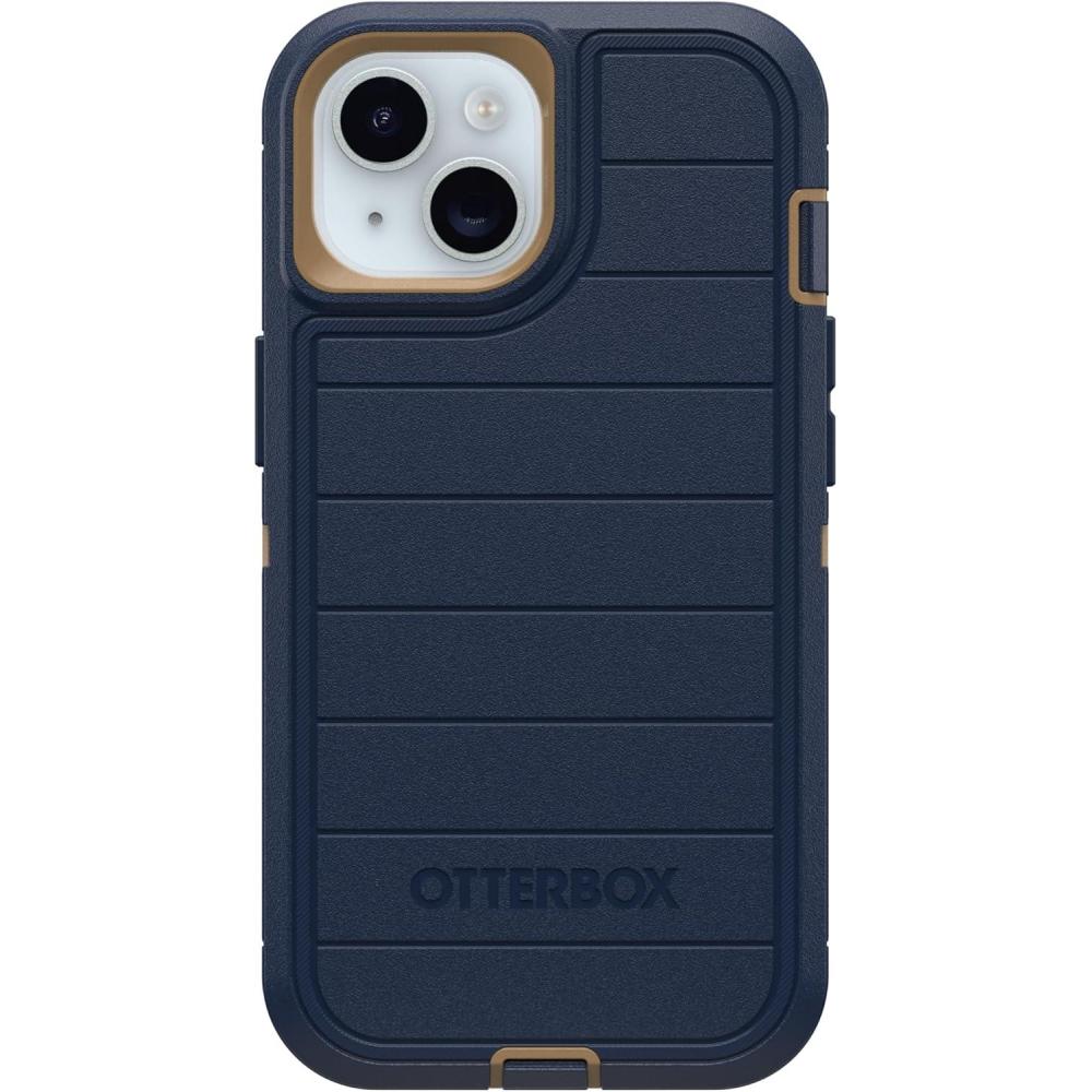imageOtterBox iPhone 16e Only  Defender Series Case  Baby Blue Jeans Blue  Case Only  Rugged ampamp Durable  with Port Protection  Microbial Defense ProtectionBlue Suede Shoes