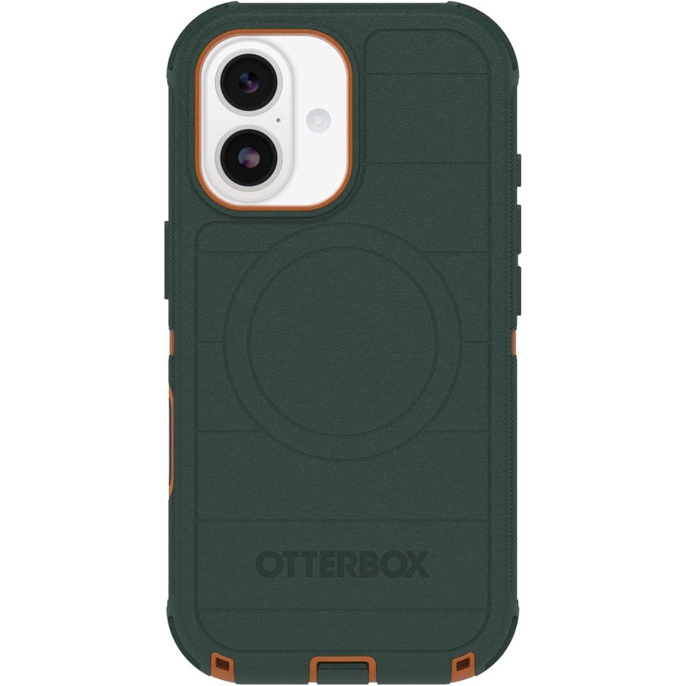 imageOtterBox iPhone 17 Pro Defender Pro Series Case  Purple Mystery  Tough Rugged ampamp Durable iPhone Case Snaps on MagSafeGreen Intrigue