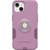 OtterBox Bundle Commuter Series for iPhone 13 – (RIVETING Way) + PopSockets PopGrip – (BE Kind) Teal(Pink)