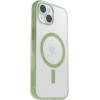 OtterBox Clear case with Colorful Grip Edge case for iPhone 15 Pro – London (Black)(Green)