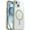 OtterBox Clear case with Colorful Grip Edge case for iPhone 15 Pro – London (Black)(Green)