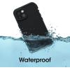 OtterBox FRĒ Series Waterproof Case with MagSafe (Designed by LifeProof) for iPhone 14 Plus – Black