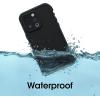OtterBox FRĒ Series Waterproof Case with MagSafe (Designed by LifeProof) for iPhone 14 Pro Max (ONLY) – Valor (Purple)(Black)