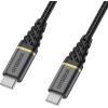 OtterBox Premium Fast Charge USB-C to USB-C Cable, 2M – GLAMOUR BLACK