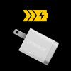 OtterBox Premium Pro Fast Charge USB-C to Lightning Wall Kit, 30W – Lunar Light (White)