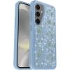OtterBox Samsung Galaxy S24 Symmetry Series Clear Case – Dawn Floral (Blue), Ultra-Sleek, Wireless Charging Compatible, Raised Edges Protect Camera & Screen(Blue)
