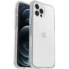 OtterBox iPhone 12 & iPhone 12 Pro Symmetry Series Case – Stardust (Silver Flake/Clear), Ultra-Sleek, Wireless Charging Compatible, Raised Edges Protect Camera & Screen