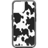 OtterBox iPhone 13 (ONLY) Symmetry Series Case – Black, Ultra-Sleek, Wireless Charging Compatible, Raised Edges Protect Camera & Screen(Cow Print)