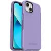OtterBox iPhone 13 (ONLY) Symmetry Series Case – Black, Ultra-Sleek, Wireless Charging Compatible, Raised Edges Protect Camera & Screen(Purple)