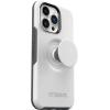 OtterBox iPhone 13 Pro Otter + Pop Symmetry Series Case – DIGITONE (Graphic), Integrated PopSockets PopGrip, Slim, Pocket-Friendly, Raised Edges Protect Camera & Screen(White)