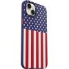 OtterBox iPhone 14 Plus Symmetry Series+ Case – CLEAR , ultra-sleek, snaps to MagSafe, raised edges protect camera & screen(American Flag)