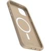 OtterBox iPhone 14 Plus Symmetry Series+ Case – CLEAR , ultra-sleek, snaps to MagSafe, raised edges protect camera & screen(Brown)