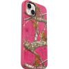 OtterBox iPhone 14 Plus Symmetry Series+ Case – CLEAR , ultra-sleek, snaps to MagSafe, raised edges protect camera & screen(Realtree Flamingo Pink (Gen 2))