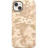 OtterBox iPhone 14 Plus Symmetry Series+ Case – CLEAR , ultra-sleek, snaps to MagSafe, raised edges protect camera & screen(Sand Storm Camo)