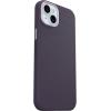 OtterBox iPhone 15 Plus Symmetry Series Cactus Leather for MagSafe – Noir ASH (Black), Snaps to MagSafe, Ultra-Sleek, Raised Edges Protect Camera & Screen(Purple)