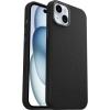 OtterBox iPhone 15 Plus Symmetry Series Cactus Leather for MagSafe – Noir ASH (Black), Snaps to MagSafe, Ultra-Sleek, Raised Edges Protect Camera & Screen(Black)
