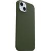 OtterBox iPhone 15 Plus Symmetry Series Cactus Leather for MagSafe – Noir ASH (Black), Snaps to MagSafe, Ultra-Sleek, Raised Edges Protect Camera & Screen(Green)