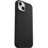 OtterBox iPhone 15 Plus Symmetry Series Cactus Leather for MagSafe – Noir ASH (Black), Snaps to MagSafe, Ultra-Sleek, Raised Edges Protect Camera & Screen(Black)