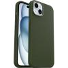 OtterBox iPhone 15 Plus Symmetry Series Cactus Leather for MagSafe – Noir ASH (Black), Snaps to MagSafe, Ultra-Sleek, Raised Edges Protect Camera & Screen(Green)