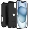 OtterBox iPhone 15 Plus and iPhone 14 Plus Commuter Series Case – BLACK, slim & tough, pocket-friendly, with port protection (ships in polybag)(Black)