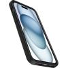 OtterBox iPhone 15 Plus and iPhone 14 Plus Symmetry Series Case – BLACK, ultra-sleek, wireless charging compatible, raised edges protect camera & screen (ships in polybag)