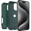 OtterBox iPhone 15 Pro MAX (Only) Commuter Series Case – Crisp Denim (Blue), Slim & Tough, Pocket-Friendly, with Port Protection(Green)